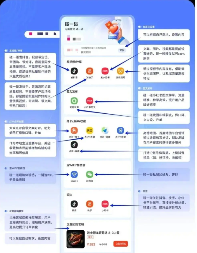 碰一碰AI智能营销系统项目简介_实体门店拓客推广神器