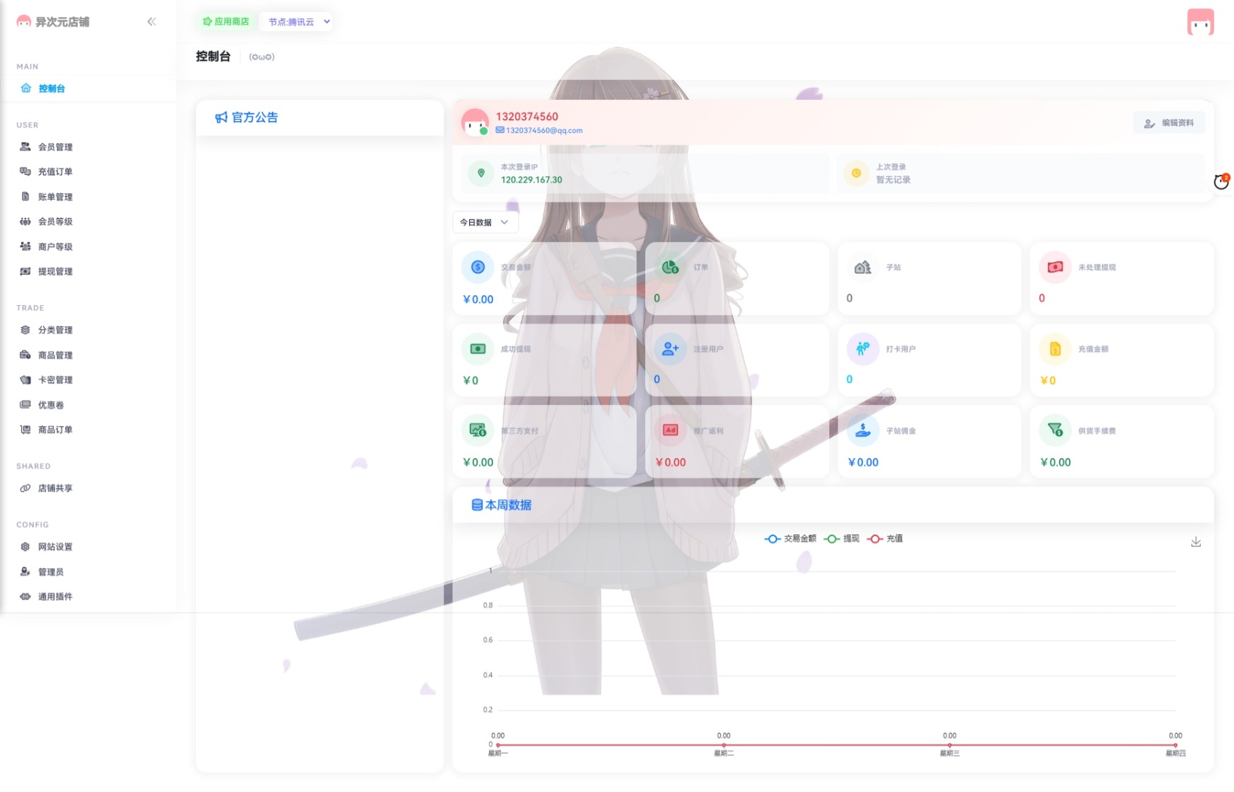 异次元个人发卡网店铺系统源码分享_发卡网搭建安装教程